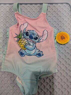 Disney Stitch toddler 2T swimsuit one piece